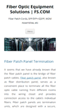 Mobile Screenshot of fiber-optic-equipment.com
