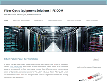 Tablet Screenshot of fiber-optic-equipment.com